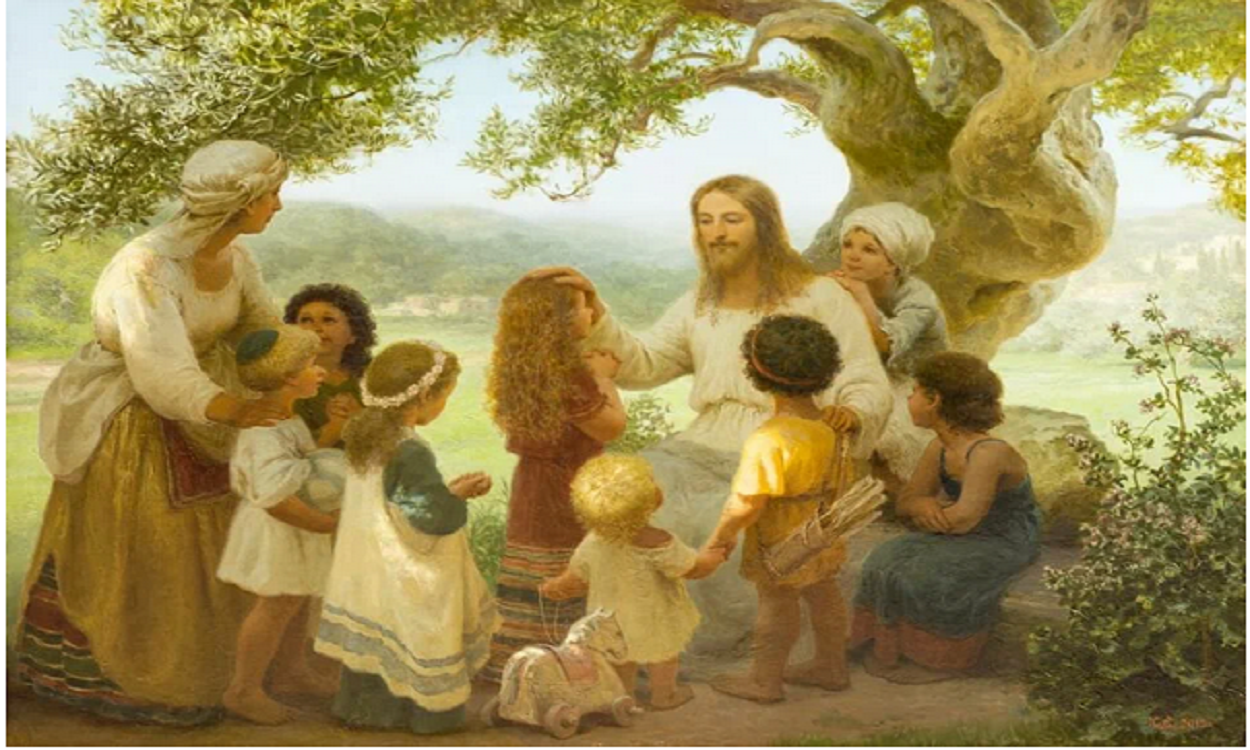 Земная жизнь христианство. "Христос и дети" с.Ефошкин. Христос и дети.